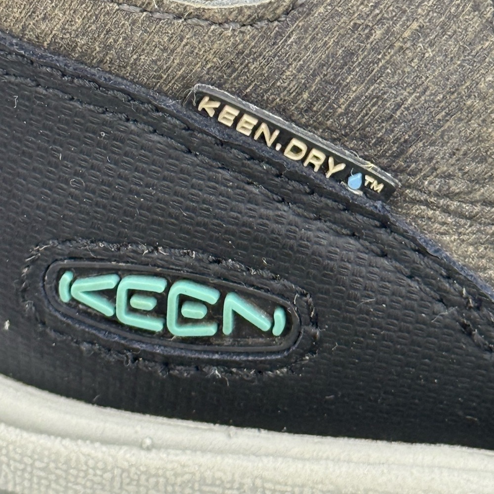Keen Dry Verdi WP Gray & Electric Blue Hiking Shoes Gray Blue Women’s Size 9 - Picture 7 of 10